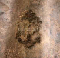 Monogramos Berndorf alpakka kiöntő, m: 13 cm