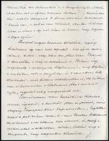 1923 Dr. Nagyenyedi Jeney István saját kézzel írt, személyes hangvételű levele