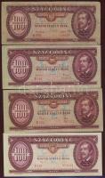 1949-1993. 8 klf 100Ft T:II(többségében),III