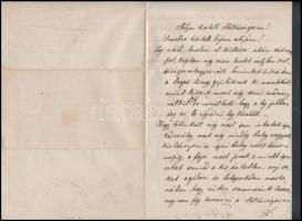 1872 Máramarossziget, Draskóczy Szilágyi Amália személyes hangvételű levele gyámatyjához