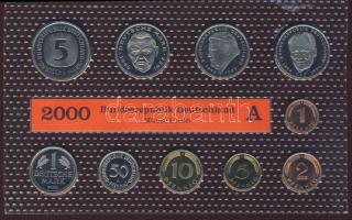 NSZK 2000. 10Pf-5DM 10 klf plasztik szett T:1