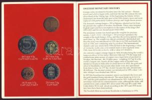 Svédország 2000. 50ö-10Kr 4klf db + 1 emlékérem, szettben T:BU