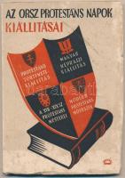 1939 Az Orsz. Protestáns Napok Kiállításai. Budapest, Országos Protestáns Napok. Kiadói kopottas, foltos papírkötés.