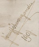 1907 Vitéz Habsburg Lotaringiai József Ágost főherceg (1872-1962) honvéd tábornagy huszár díszegyenr...