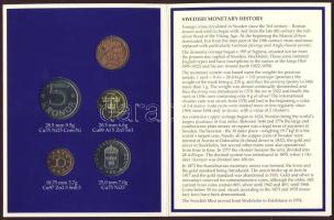 Svédország 1999. 50ö-10Kr 4klf db + 1db emlékérem, szettben T:BU