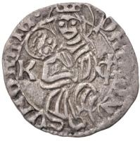 1490-1494. Denár "II. Ulászló" (0,5g) T:2 Huszár 803.,Unger I.: 638.b