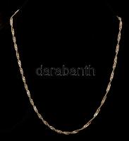 Ezüst(Ag) csavart nyaklánc, h: 45,5 cm, nettó: 5,6 g