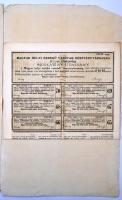 Budapest 1893. "Magyar Helyi Érdekű Vasutak Részvénytársaság" 4 1/2%-os részvénye 2000K-ró...
