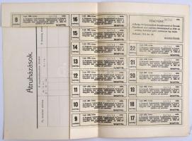 Budapest 1916. "Czipészek és Csizmadiák Országos Beszerző és Termelő-Szövetkezete" részvén...