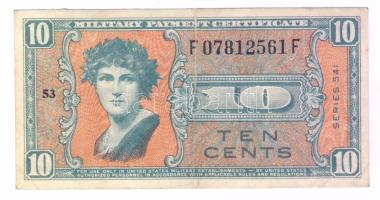 USA/katonai kiadás 1958. 10c T:II/III