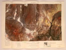 1981 Las Vegas és környékének térképe, kiadja U.S.Geological Survey, hátoldalán műholdképpel, 56x80 ...