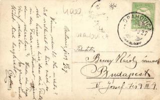 1909 Raholca, Orahovica; Vasútvonal, tehervagonok / railway, wagons, photo (EK)