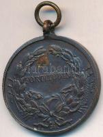 1917. "Károly Bronz Vitézségi Érem" Br kitüntetés mellszalag nélkül, "Gál" gyárt...