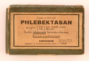 Phlebektasan, 3 db ampulla dobozban, Chinoin gyár