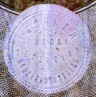 Budapest 1895. "A Lechner Rákosi Téglagyár-Részvénytársaság" részvénye 100Ft-ról, szelvény...