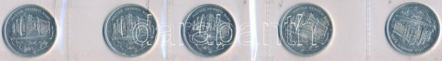 1992. 200Ft Ag "MNB" (5x) T:2