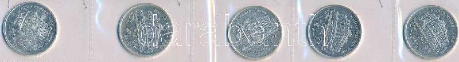 1992. 200Ft Ag "MNB" (5x) T:2