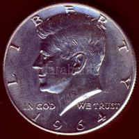 USA 1964. 1/2$ Ag "Kennedy" T:2
