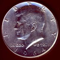 USA 1964. 1/2$ Ag "Kennedy" T:2