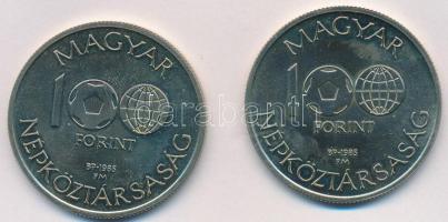 1985. 100Ft "Mexikói Labdarúgó VB" T:BU ujjlenyomatos