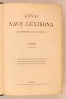 Révai Nagy Lexikona I-IX.+ Kiegészítő I. kötet. (A Kiegészítő I. kötet reprint kiadás. Budapest, 199...