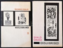 Richard Kajlo: Ekslibrised. Ecald Okase: Ekslibrised  Két kiadvány az erotikus ex librisekről / 2 bo...
