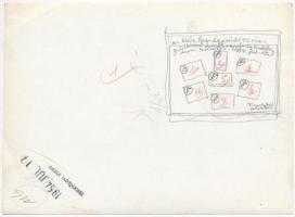 cca 1948-1954 3 db BSzKRt-fotó (zenekar, dolgozók felvonulása), hátuljukon feliratozva, különböző mé...