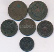 1851B 1/2kr Cu + 1851B 1kr Cu (3x) + 1851B 2kr Cu (2x) T:2,2- oxidáció
Adamo M2, M4, M5