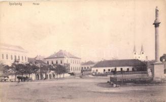 Ipolyság, Sahy; Főtér, kiadja Neumann / main square