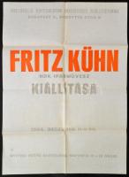 1967 Fritz Kühn kiállítási plakát 50x70 cm