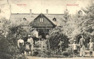 Balatonlelle, Bozsán villa, kiadja Wollák Jósef (EK)