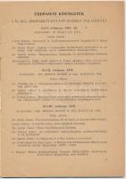 Erdészeti könyvek és egyéb kiadványok 1945-1955. Budapest, 1955, Országos Erdészeti Főigazgatóság. K...