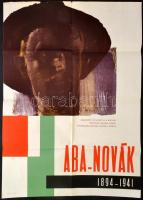 1969 Aba-Novák kiállítási plakát 60x80 cm