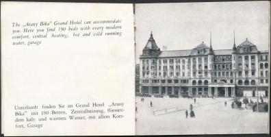 cca 1930-40 Hungary Debrecen Ungarn. 23 oldalas prospektus Debrecenről, fekete-fehér képekkel, angol...