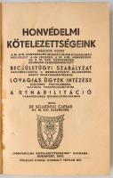 De Sgardelli Caesar: Honvédelmi kötelezettségeink II. kötet. A M. Kir. Honvédelmi Minisztérium kiadá...