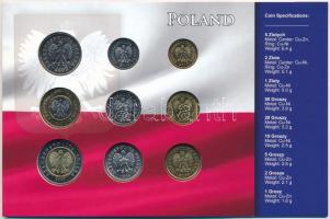 Lengyelország 1995-2010. 1gr-5Zl (9xklf) fémpénz szettben, papírtokban T:1-,2
Poland 1995-2010. 1 G...