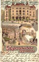 1899 Budapest VI. Drechsler-palota, Kunstanstalt Kosmos litho s: Geiger R. (EB)