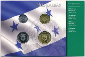 Honduras 1999-2006. 5c-50c(4xklf) fémpénz szettben, papírtokban T:1-,2 
Honduras 1999-2006. 5 Centa...