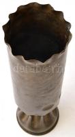 1923 Töltényhüvely készült emlék váza, gravírozott, m:31 cm