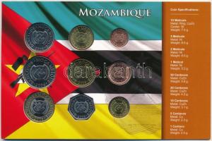 Mozambik 2006. 10m-1C (9xklf) fémpénz szettben, papírtokban T:1-
Mozambique 2006. 10 Meticais - 1 C...