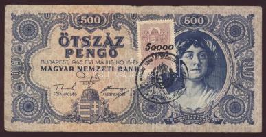 Korona, pengő tétel posta, ill. okmánybélyegekkel, bélyegzőkkel 4klf db T:II,III