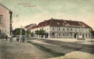 Keszthely, Postahivatal, Balatoni Múzeum Egyesület székháza, Pler Lipót kereskedése (EK)