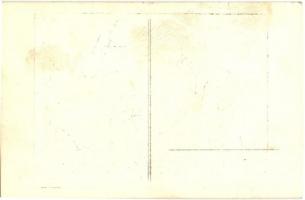 Krampus (Satyr). Wild pornographic hand-painted art postcard