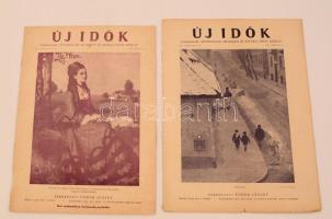 1948 az Új idők 54. évf. 8. és 23. lapszáma (febr. 21. és jún. 5.), benne Déry Tibor, Fekete István és mások érdekes írásaival