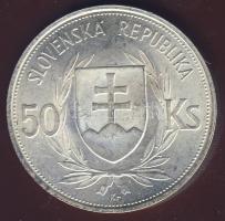 Szlovákia 1939. 20K Ag "Tiso" + 1941. 20K Ag (2x) + 10K Ag 2klf keresztvariáns + 1944. 50K...