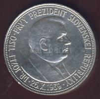 Szlovákia 1939. 20K Ag "Tiso" + 1941. 20K Ag (2x) + 10K Ag 2klf keresztvariáns + 1944. 50K...