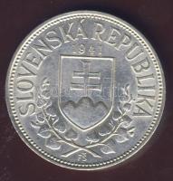 Szlovákia 1939. 20K Ag "Tiso" + 1941. 20K Ag (2x) + 10K Ag 2klf keresztvariáns + 1944. 50K...