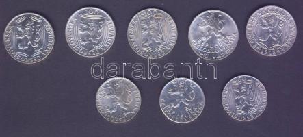 Csehszlovákia 1948-1949-1951. 50K Ag 3klf + 100K Ag 5klf T:1/2