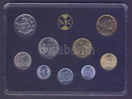 Csehszlovákia 1992. 1k-10Kr 9klf db szettben T:BU Eredeti csomagolásban!