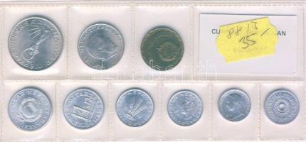 1974. 2f-10Ft 9klf db, szettben T:1